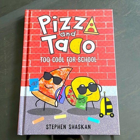 random house New york Other - Pizza 🍕 & 🌮 Taco Too Cool 😎 For School 🏫 Hard Cover Book 📕